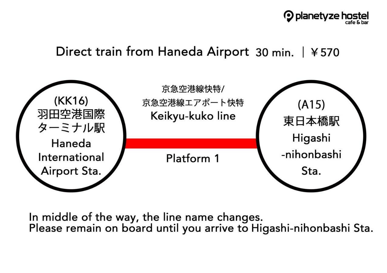Planetyze Hostel Tokyo Eksteriør bilde